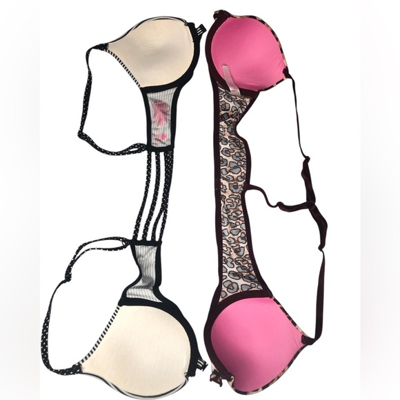 2- Victoria Secrets/Pink | Front Snap Closure Bra’s 32B - Picture 3 of 9